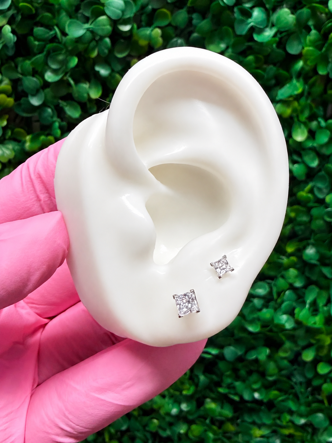 Crowned | Clear CZ Princess Stud