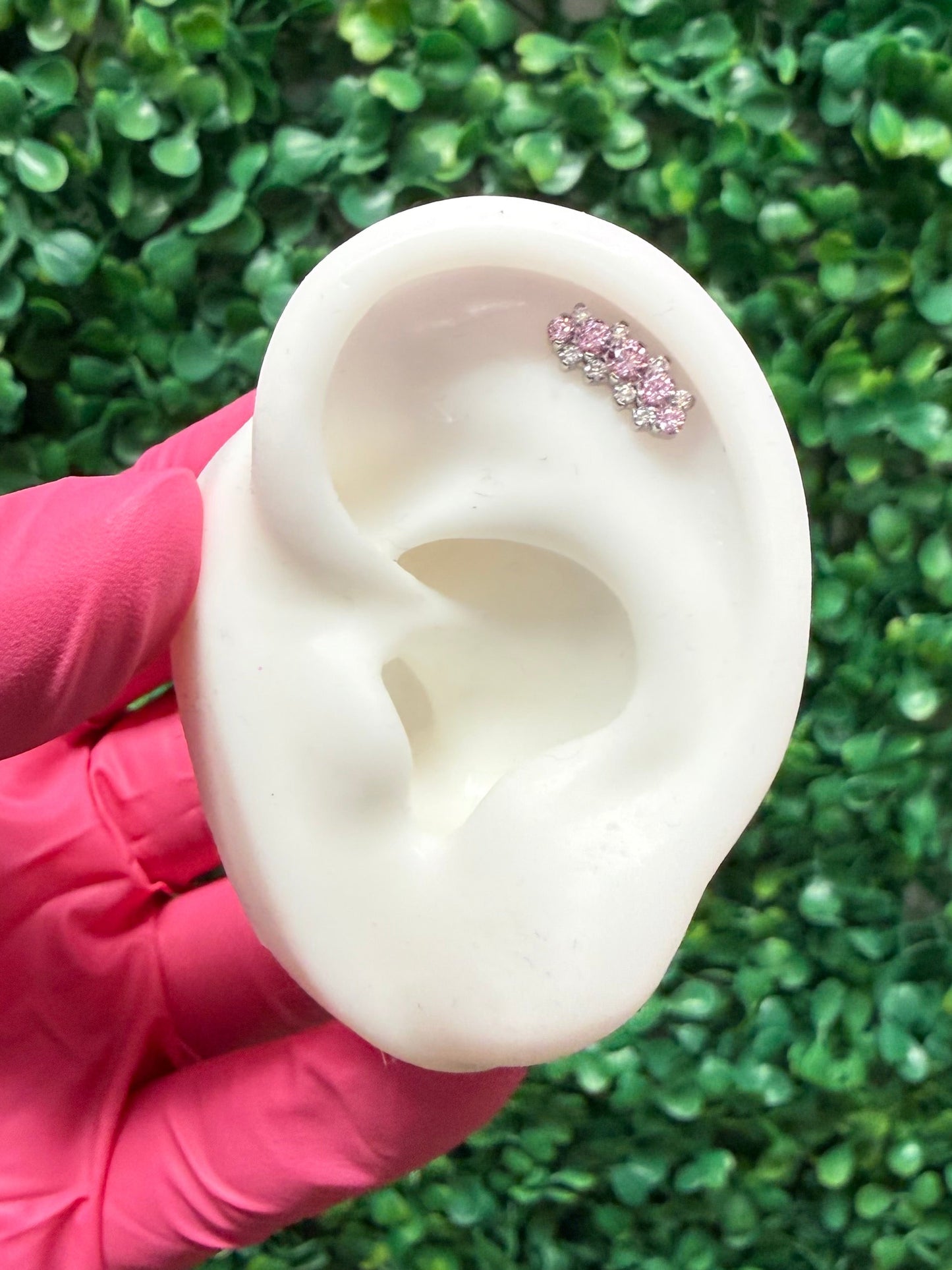 Pink Suprium | Titanium Threadless End
