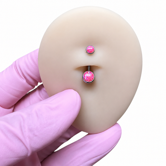 Barbie Damage | Hot Pink Opal Titanium Jewelry