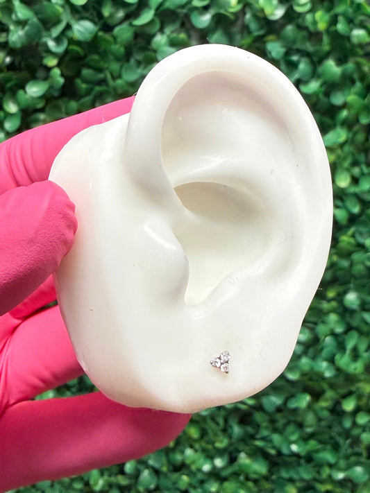 Opal Trinity | Titanium Threadless End