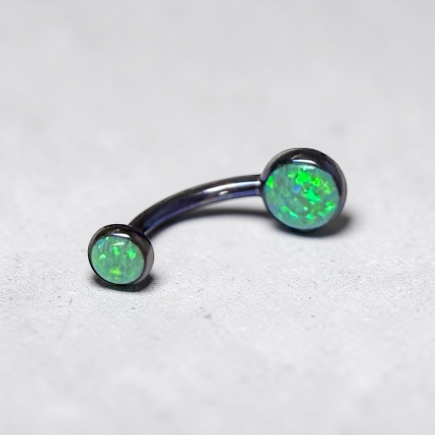 Energized | Lime Green Opal Titanium Jewelry