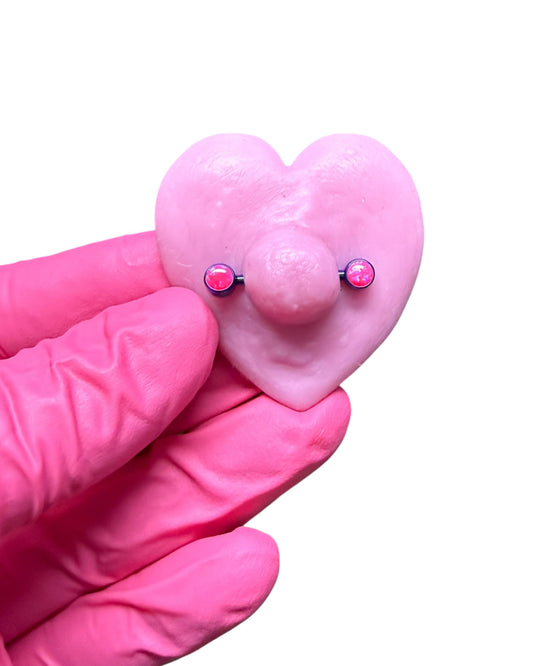 Barbie | Hot Pink Titanium Nipple Barbell