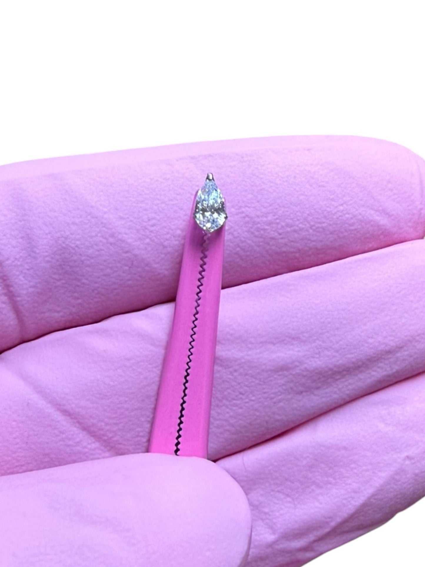 Afterglow | Clear CZ Teardrop Stud