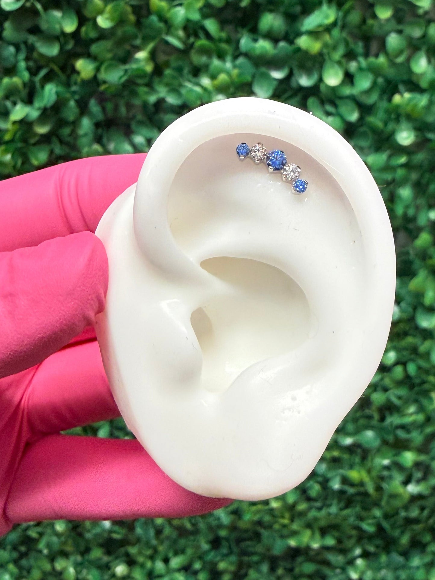 Artic/CZ Curve | Titanium Threadless End