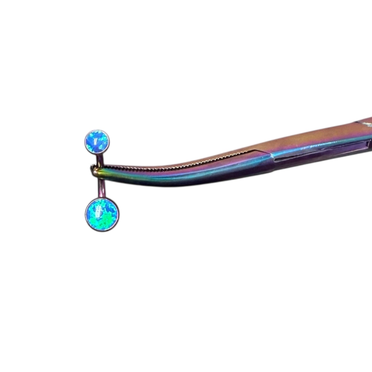 Deep End | Capri Blue Opal Titanium Jewelry