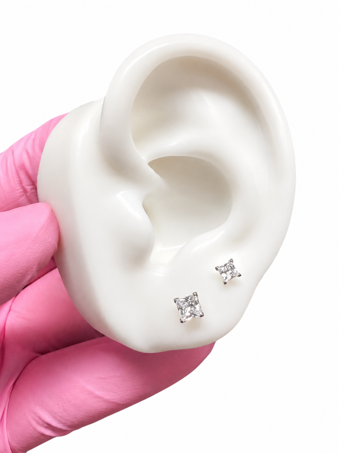 Crowned | Clear CZ Princess Stud