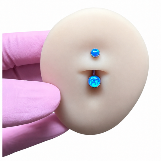 Deep End | Capri Blue Opal Titanium Jewelry